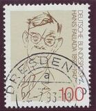 [The 100th Anniversary of the Birth of Hans Fallada, Writer, type BCZ]