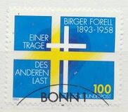 [The 100th Anniversary of the Birth of Birger Forell, Swedish Theologian, type BDJ]