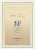 [The 100th Anniversary of the Birth of Wilhelm Leuschner, Trade union Leader, type AUN]