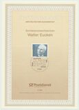 [The 100th Anniversary of the Birth of Walter Eucken, Politician, type AVR]