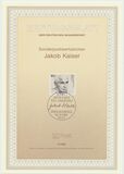 [The 100th Anniversary of the Birth of Jakob Kaiser, Politician, tip AQG]