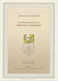 [The 100th Anniversary of the Birth of Romano Guardini, Theologian, tip ALX]