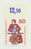 [The 25th Anniversary of the German Maternal Rest and Well-Being Foundation, type WX]