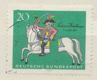 [The 250th Anniversary of the Birth of Baron von Münchhausen, type PV]