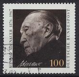 [The 25th Anniversary of the Death of Dr.Konrad Adenauer, Federal Chancellor, type AZV]