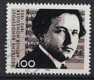 [The 100th Anniversary of the Birth of Athur Honegger, Composer, type AZQ]