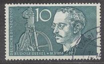 [The 100th Anniversary of the Birth of Rudolf Diesel, 1858-1913, type DT]