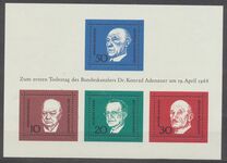 [The Memorial Edition of Konrad Adenauer, type NI]