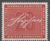 [The 125th Anniversary of the Birth of Heinrich von Stephan, type BX]