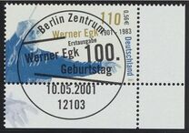 [The 100th Anniversary of the Birth  of Werner Egk, type BWI]