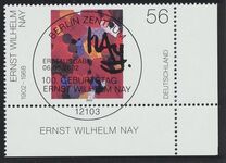 [The 100th Anniversary of the Birth of Ernst Wilhelm Nay, 1902-1968, type BZI]