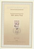 [The 500th Anniversary of Postal Communication in Europe, type ATS]