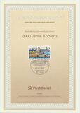 [The 2000th Anniversary of Koblenz, type AZC1]