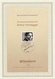 [The 100th Anniversary of the Birth of Athur Honegger, Composer, type AZQ]