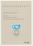 [The 250th Anniversary of the University Carolo-Wilhelmina in Braunschweig, tip BGV]