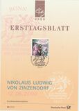 [The 300th Anniversary of the Birth of Nicolaus Ludwig, 1700-1760, tip BTP]