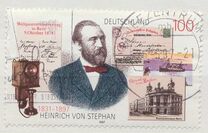 [The 100th Anniversary of Heinrich von Stephan, Postmaster, tip BLV]