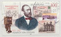 [The 100th Anniversary of Heinrich von Stephan, Postmaster, tip BLV]