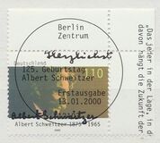 [The 125th Anniversary of the Birth of Albert Schweitzer, 1875-1965, type BSR]