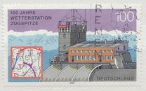 [The 100th Anniversary of the Weather Station of Zugspitze, tip BUB]