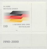 [The 10th Anniversary of the Re-union of Germany, type BUQ]