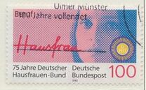 [The 75th Anniversary of the Society of German Women, type AUH]