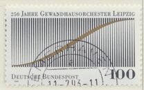 [The 250th Anniversary of the  Gewandhaus Orchestra from Leipzig, type BBW]