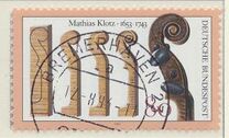 [The 250th Anniversary of the Death of Mathias Klotz, Instrument Maker, type BDE]