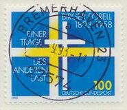 [The 100th Anniversary of the Birth of Birger Forell, Swedish Theologian, type BDJ]