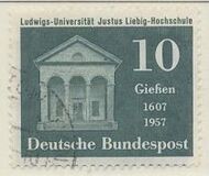 [The 350th Anniversary of the University in Giessen, type DA]