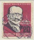 [The 100th Anniversary of the Birth of Albert Ballin, type DC]