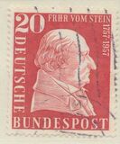 [The 200th Anniversary of the Birth of Baron vom Stein, 1757-1831, type DM]