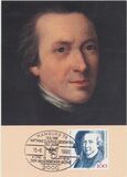 [The 250th Anniversary of the Birth of Matthias Claudius, Poet, type AUU]