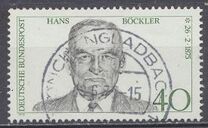 [The 100th Anniversary of the Birth of Hans Böckler, Trade Union Leader, type WY]