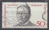 [The 100th Anniversary of the Birth of Matthias Erzberger, Polititian, type YF]