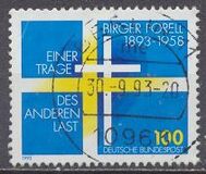 [The 100th Anniversary of the Birth of Birger Forell, Swedish Theologian, type BDJ]