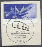 [The 50th Anniversary of the German Music Council, type CCE]