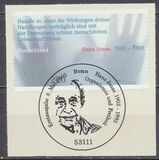 [The 100th Anniversary of the Birth of Hans Jonas, 1903-1993, tip CBW]