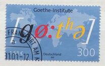 [The 50th Anniversary of the Goethe Institute of the German Language, type BWD]