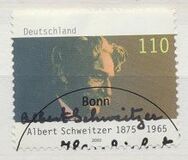 [The 125th Anniversary of the Birth of Albert Schweitzer, 1875-1965, tip BSR]