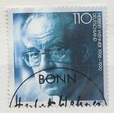 [The 10th Anniversary of Herbert Wehner, 1906-1990, type BSS]