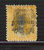 [Overprinted "POSTAGE" - Larger Overprint, type T1]