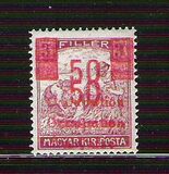 [Hungary Postage Stamps Overprinted "Occupation francaise"  & Surcharged - Thick Numerals, type F1]