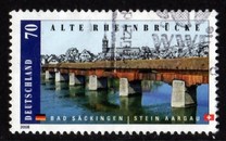 [The Old "Bad Säckingen - Stone Aargau" Bridge - Joint Issue with Switzerland, type CNT]