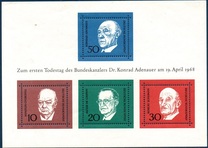 [The Memorial Edition of Konrad Adenauer, type NI]