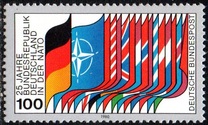 [The 25th Anniversary of the Federal Republic Entering NATO, type AER]