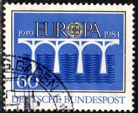 [EUROPA Stamps - Bridges - The 25th Anniversary of C.E.P.T., type AKX]