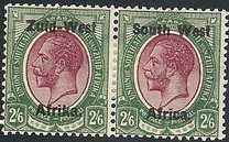 [South Africa Postage Stamps Overprinted "South West(14½mm wide) Africa" or "Zuis-West Afrika" - Overprint Spaced 14mm, type A16]