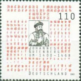 [The 600th Anniversary of the Birth of Johannes Gutenberg, 1397-1468, тип BSZ]