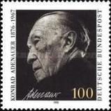 [The 25th Anniversary of the Death of Dr.Konrad Adenauer, Federal Chancellor, type AZV]